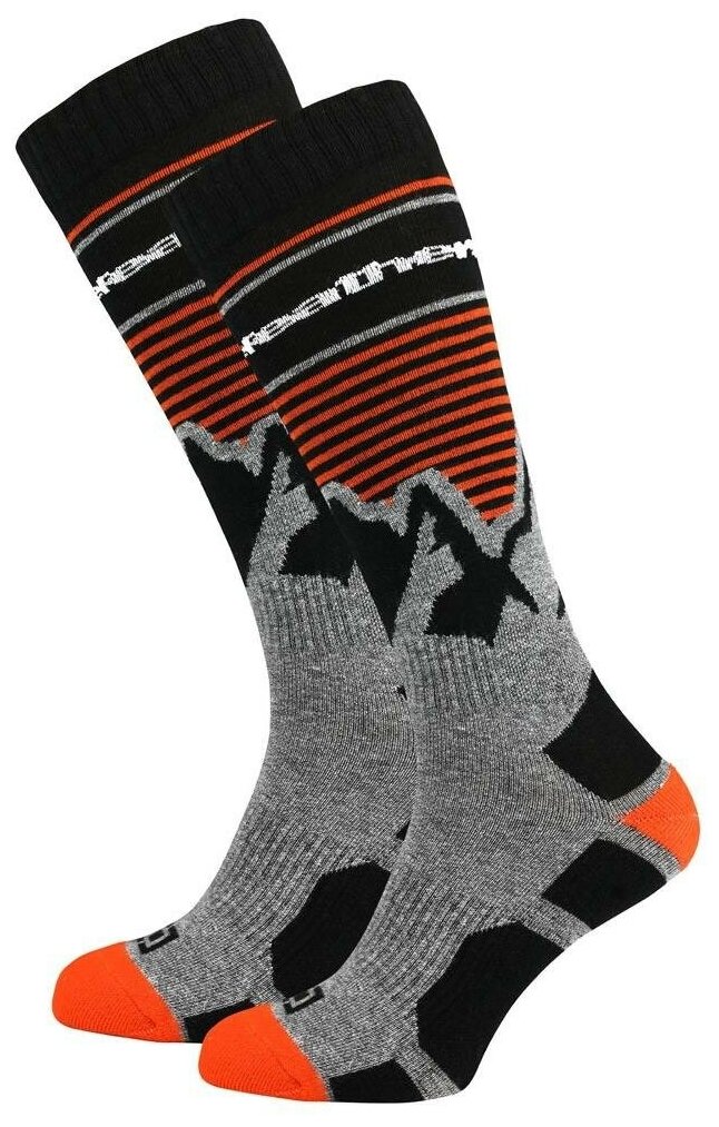 Носки HorseFeathers 2021-22 Arlo Thermolite Socks Orange (US:8-10) 