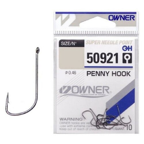 фото Крючки owner penny hook 50921, размер 12 condor