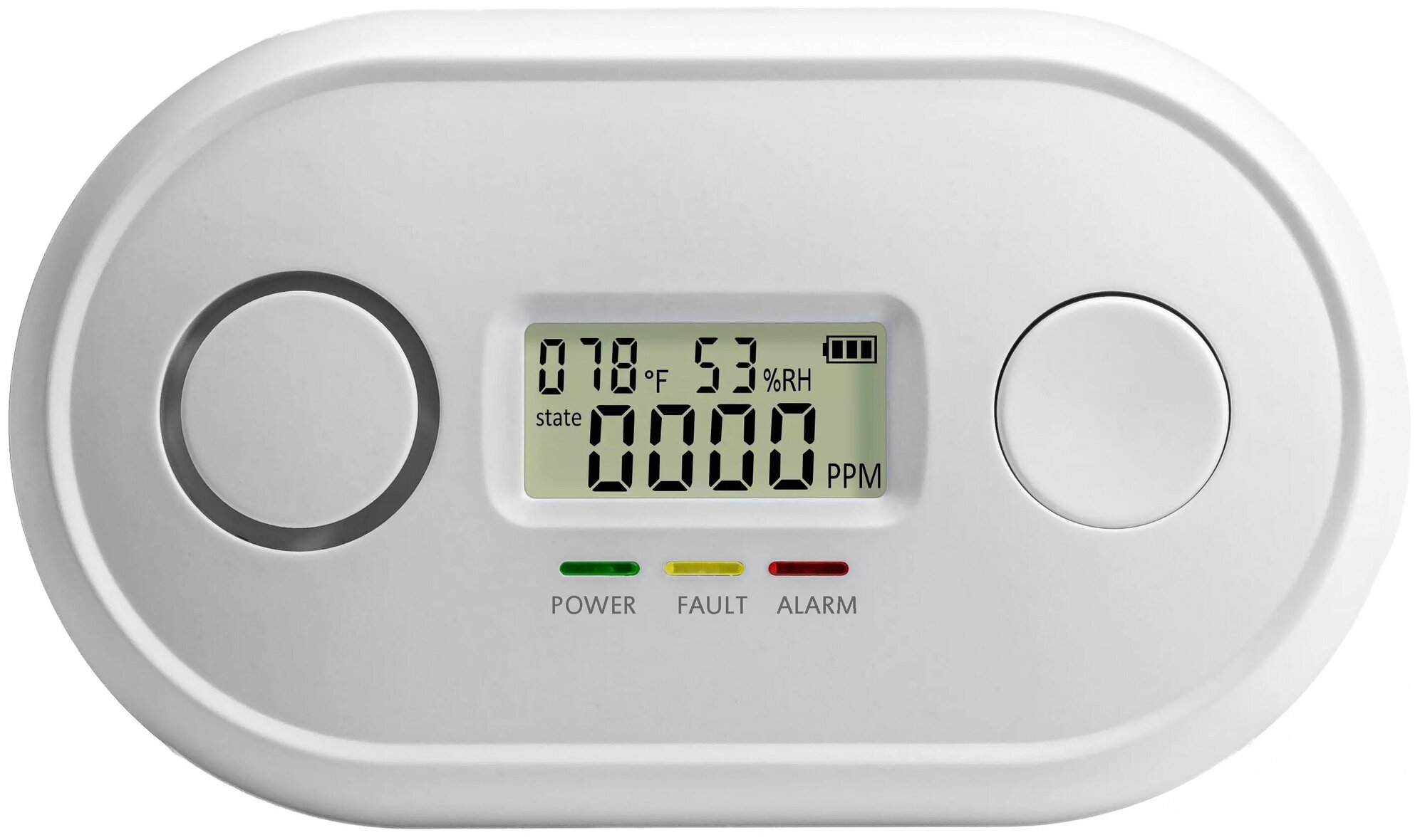 Wi-Fi (Tuya APP) датчик концентрации угарного газа автономный (батарея до 5 лет) - Страж Газ VIP-910-Q8 - LCD-дисплей светозв подарочная упаковка