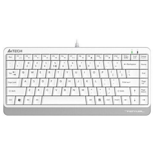 Клавиатура A4TECH Fstyler FKS11 белый/серый (1530204)