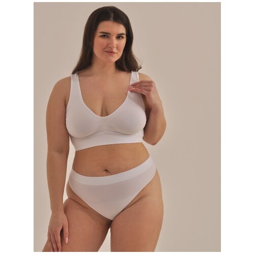 фото Бюстгальтер my, размер 52-54-xxl, белый