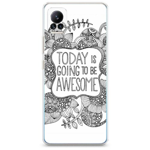 фото Силиконовый чехол "узоры мандала 4" на xiaomi civi / cяоми cиви case place