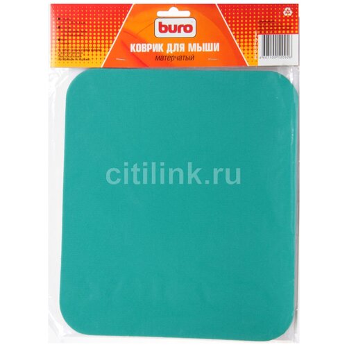 Коврик для мыши Buro BU-CLOTH (S) зеленый, ткань, 230х180х3мм [bu-cloth/green] vileda sponge cloth 5 s x5
