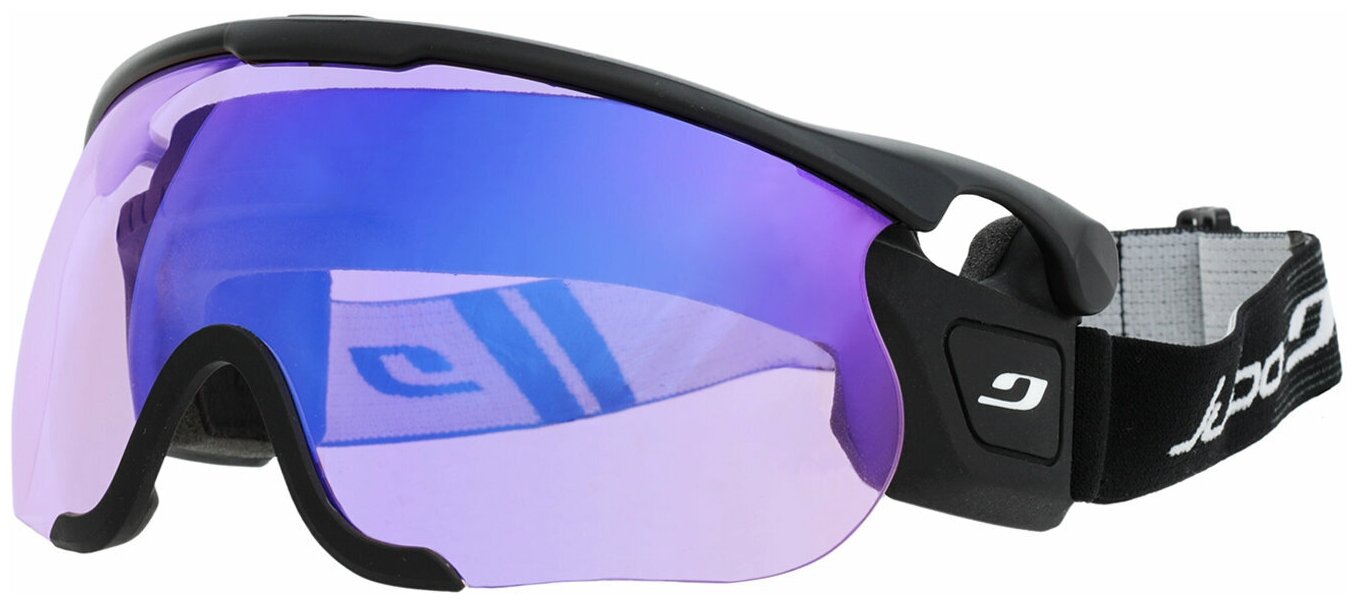 Визор для беговых лыж Julbo Sniper Evo L Black/Reactiv 1-3 High Contrast Flash Blue (US: L)