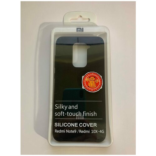 Чехол Silicone cover для Xiaomi Redmi note 9Note 10x-4g (чёрный)