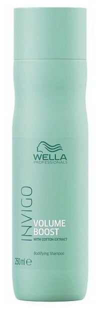 Wella Professionals / Шампунь для придания объема для нормальных и тонких волос INVIGO VOLUME BOOST, 250 мл