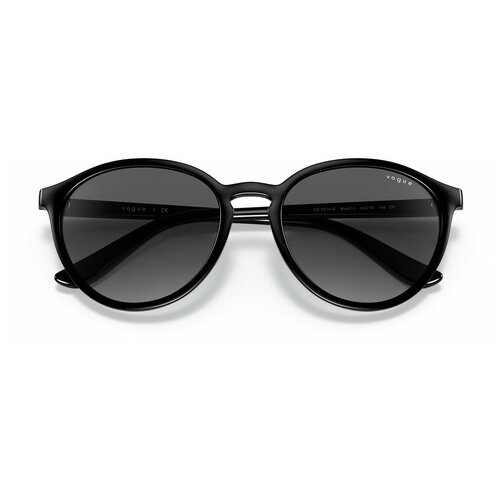 Солнцезащитные очки Luxottica, овальные, градиентные, для женщин, черный