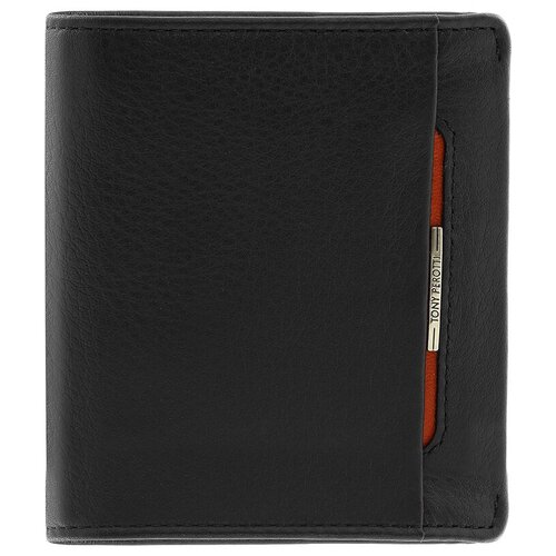 фото Кошелёк tony perotti inserto-b, мужская, натуральная кожа, чёрный