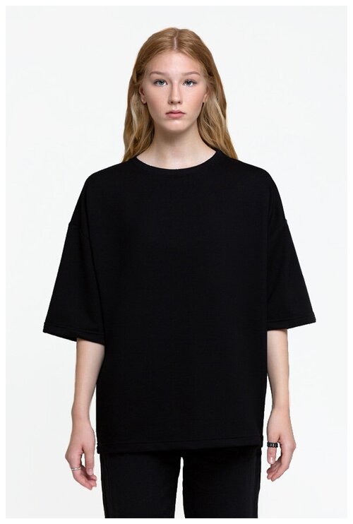 Магазин Толстовок OVERSIZE T-SHIRT «BLACK», Размер Unisex 44 / XS Unisex