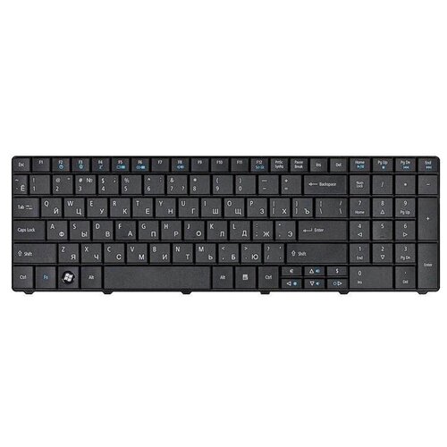 Клавиатура для ноутбука Acer TravelMate 8531 8531G 8571 8571G 8571T черная 746₽