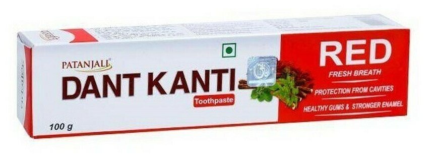 Зубная паста Dant Kanti Red Patanjali 100 г