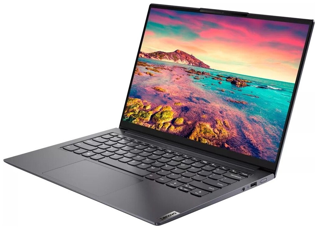 Ноутбук Lenovo Yoga Slim 7 Pro 14IHU5 14 FHD IPSCore i5-11300H8GB256GB SSDIris Xe GraphicsWin 11 Home 64-bitNoODDсерый 82NC006NRU