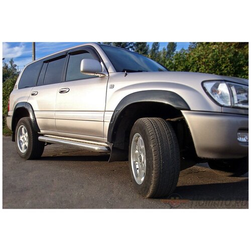 Расширители колесных арок для Toyota LC 100 1998-2007 | шагрень