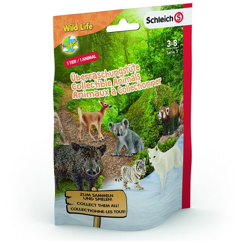 пакетик сюрпирз с 1 фигуркой wild life xs Фигурка Schleich Wild Life XS 87916/0757, 4 см