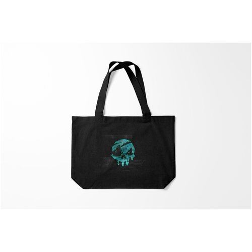 фото Сумка-шоппер / 46х35 см / геймерам / sea of thieves skull pirate burnettie