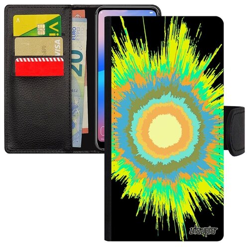 фото Качественный чехол-книжка для мобильного // galaxy s8 // "большой взрыв" лучи солнце, utaupia, цветной