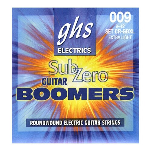 Струны для электрогитары GHS CR-GBXL SUB-ZERO струны для электрогитары ghs gbxl guitar boomers