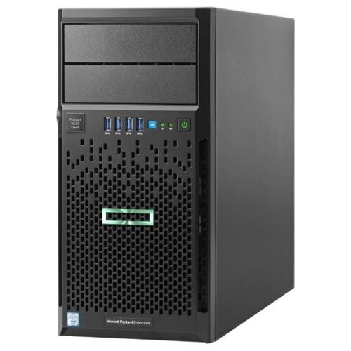 Сервер Hewlett Packard Enterprise ProLiant ML30 G9 (823402-B21_CTO) 1 x Intel Xeon E3-1220 v6 3 ГГц/16 ГБ DDR4/без накопителей/1 x 350 Вт/LAN 1 Гбит/c