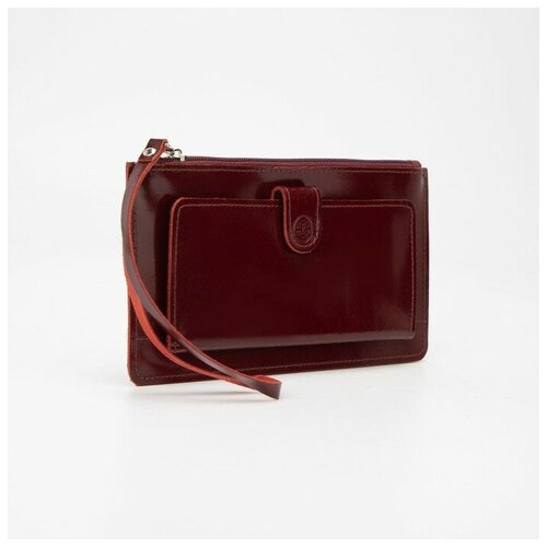 фото Кошелек , фактура гладкая, бордовый mikimarket
