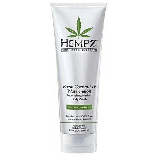 Гель для душа Hempz Fresh coconut & Watermelon, 250 мл гель для душа hempz coconut fusion 250 мл