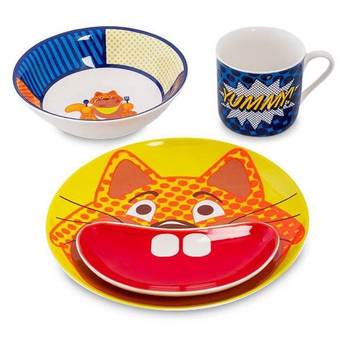 Набор посуды Кот гурман (Craving cat/TOPCHOICE) TC-15 113-451705