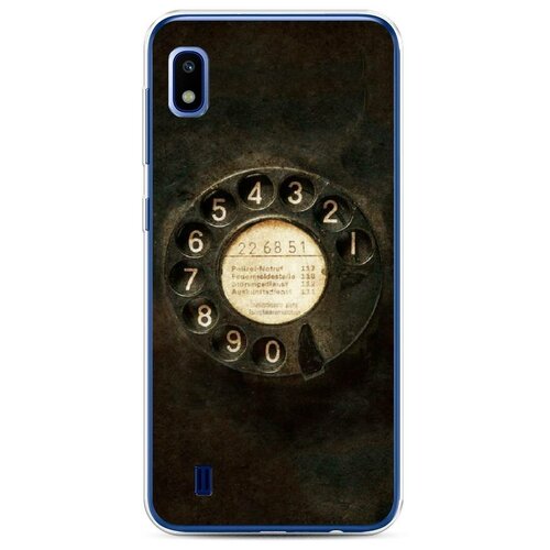 фото Силиконовый чехол "старинный телефон" на samsung galaxy a10 / самсунг галакси а10 case place