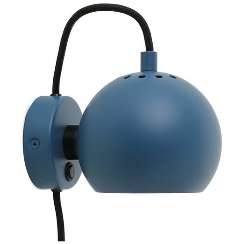 Лампа настенная ball, ?12 см, синяя матовая, 47501250111/104739, A3 47501250111/104739