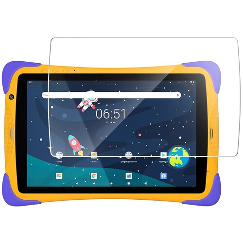 планшет prestigio smartkids 3997 7 1gb 16gb wi fi розовый ho1pmt3997wdpk android 8 1 Защитное стекло на Prestigio SmartKids UP PMT3104 Wi-Fi 10 ( Престижио СмартКидс УП ) (Гибридное: пленка+стекловолокно) прозрачное на Экран Brozo