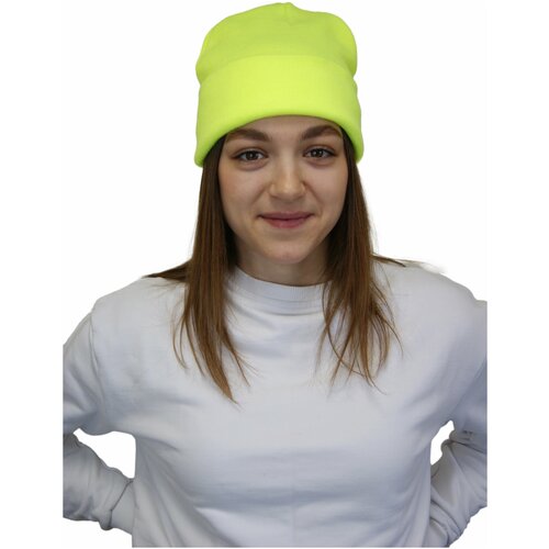 фото Шапка бини zhaki, размер onesize, желтый