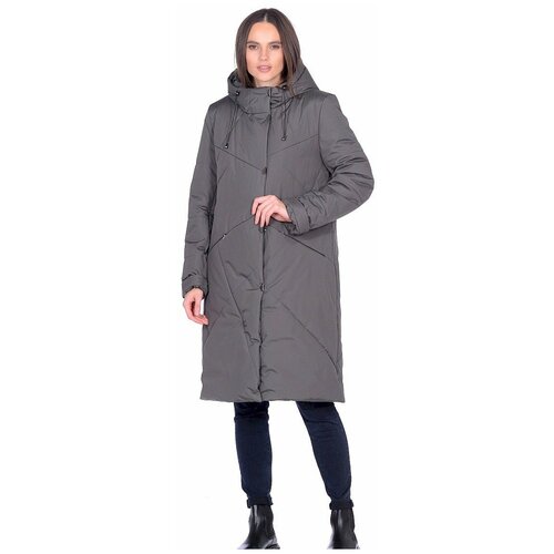 фото  куртка maritta зимняя, средней длины, подкладка, размер 44(54ru)