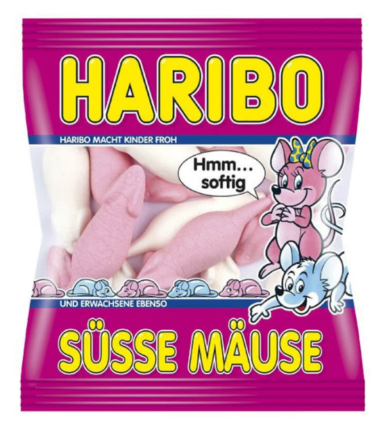 Жевательный мармелад haribo sube mause (Германия) 3 уп. х 200 гр.