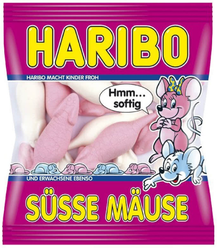 Жевательный мармелад haribo sube mause (Германия) 3 уп. х 200 гр.