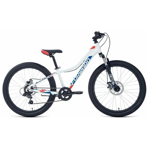 Велосипед FORWARD TWISTER 24 20 D 24 7 ск рост 12 2022 белыйкрасный RBK22FW24053 2039000₽
