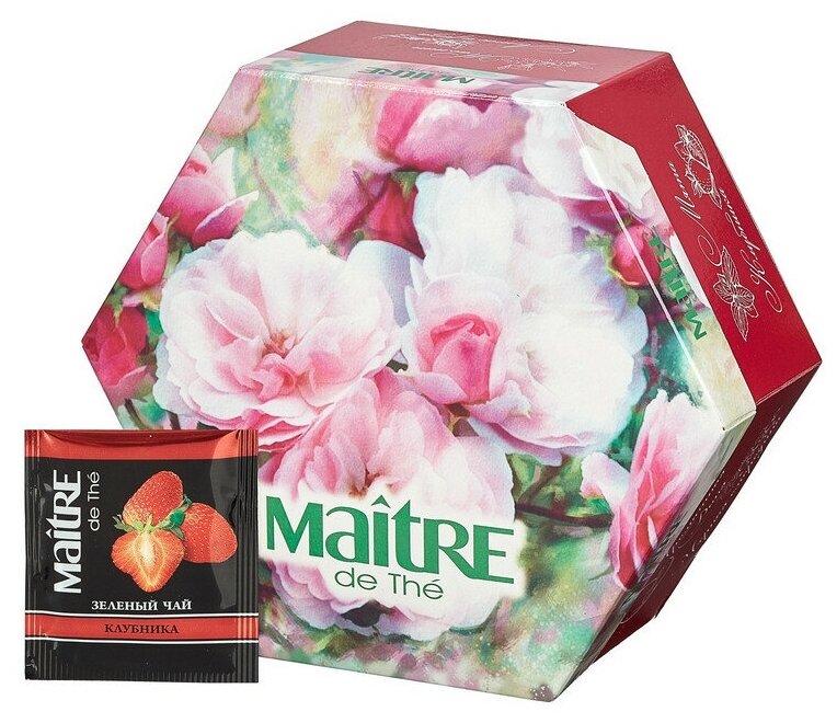 Чай Maitre de The Цветы 12 вкусов 60 пак./уп