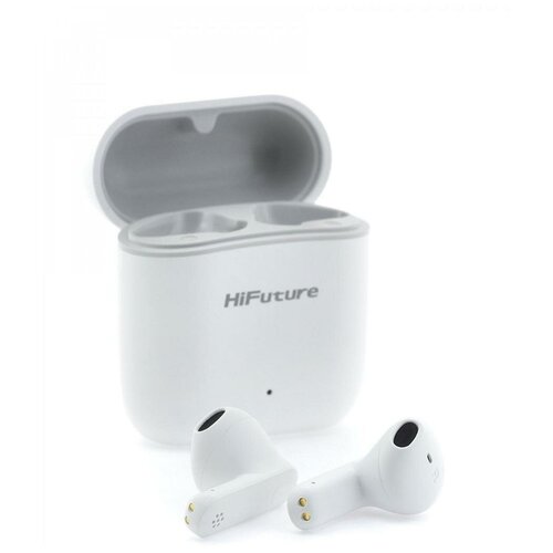 Наушники-TWS HiFuture FlyBuds 2 White беспроводные спортивные tws наушники tribit flybuds 3