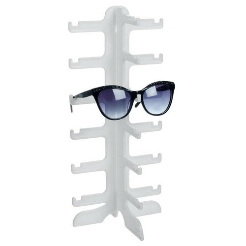 фото Queen fair подставка под очки 15.5*14*35,5 см, шесть ярусов, цвет белый