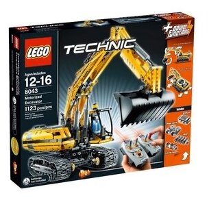 Электромеханический конструктор LEGO Technic 8043 Моторизированный экскаватор