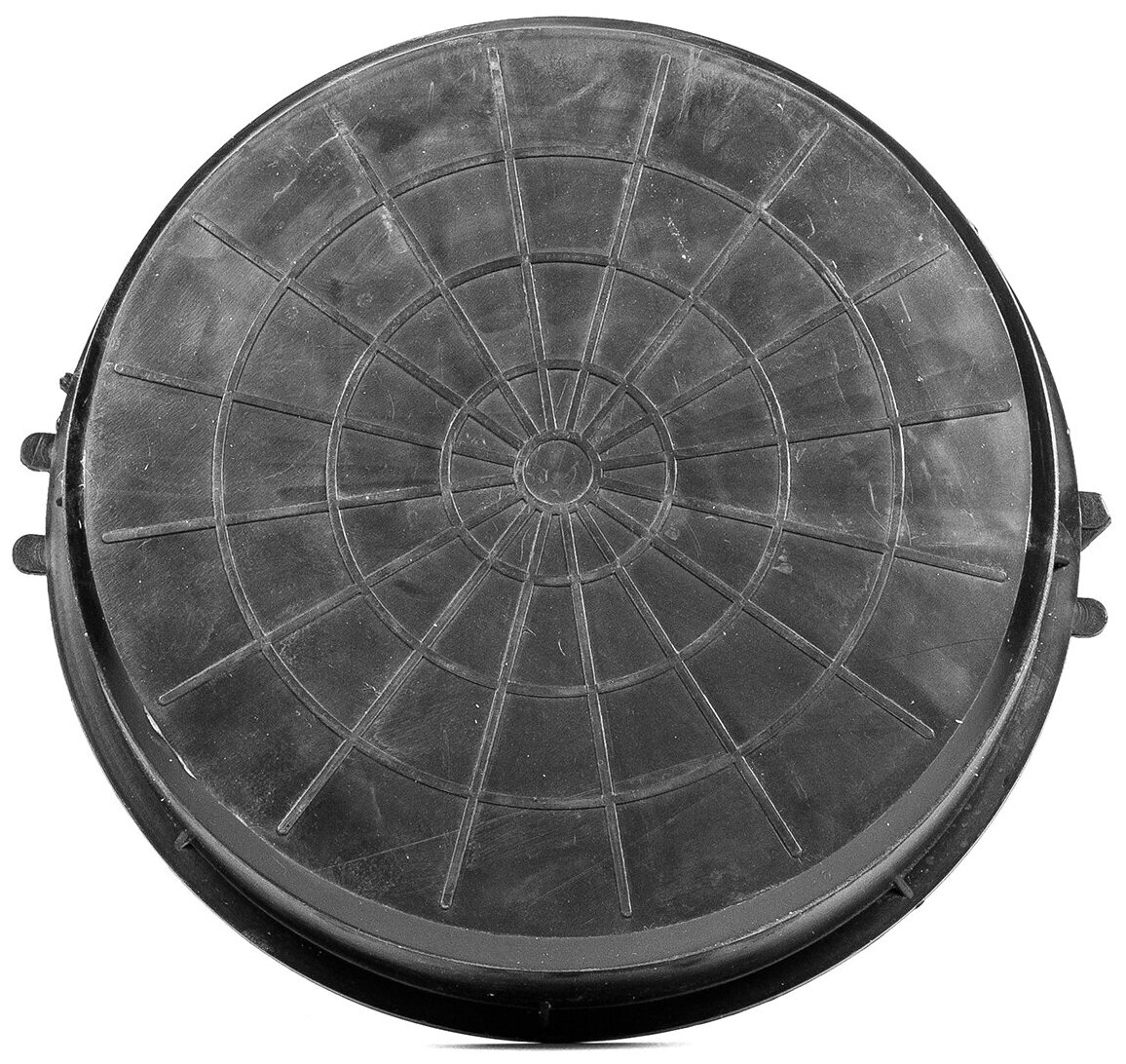 Форма для плитки Граль круг большая (готовое изделие 250х250х45 мм), комплект - 10 шт. Alpha - фотография № 6