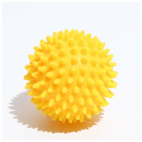 Игрушка "Мяч массажный" №2, 7.7 см, жёлтая