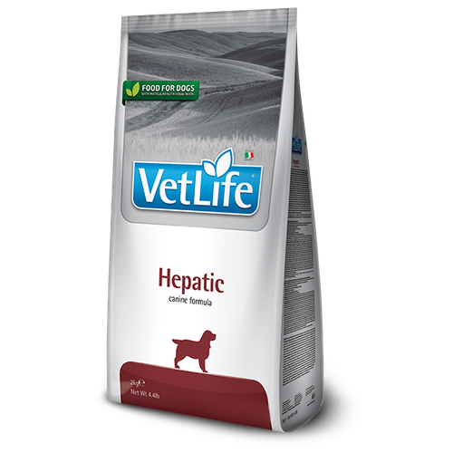 Корм Farmina Vet Life Hepatic для собак при заболеваниях печени, 12 кг