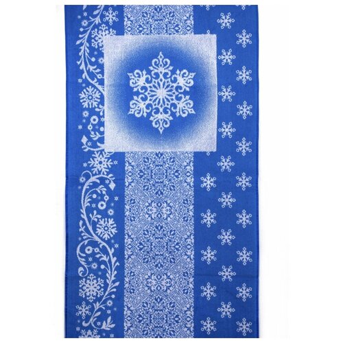 Полотенце махровое 81х160см, 6с102.413ж1, Речицкий текстиль, Зимний декупаж