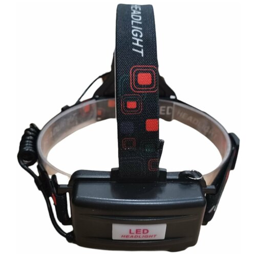 фото Фонарь налобный аккумуляторный с доп батареей yyc