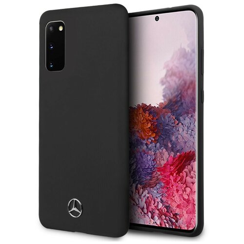 фото Чехол cg mobile mercedes silicone line hard для galaxy s20, цвет черный (mehcs62silsb)