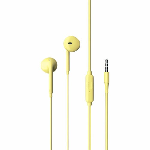 Наушники-гарнитура RedLine E03 Jack 35mm желтый 62100₽