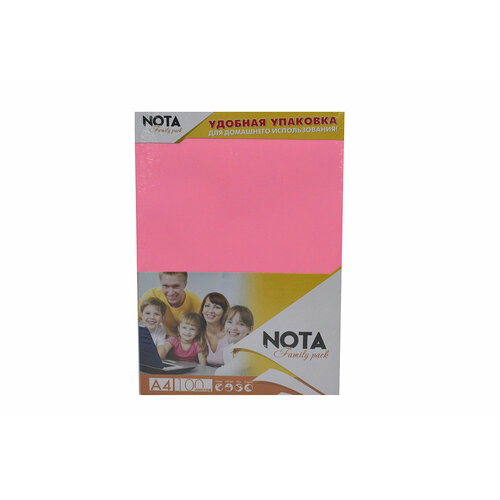 Бумага цветная, Family Pack, розовая, 100 листов A4. Для каллиграфии и леттеринга. цветная бумага action 4680291047623 a4 10 листов