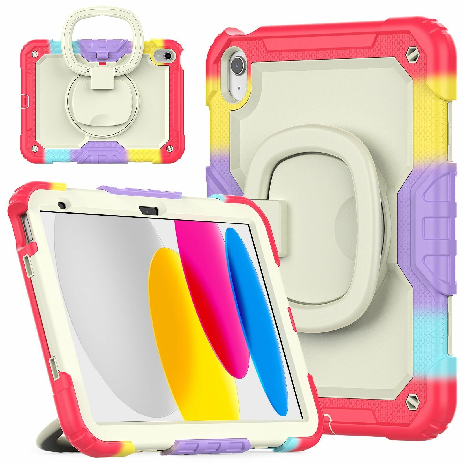 Чехол для iPad A16 (A3354 A3355 A3356) iPad 10 (A2757 A2696 A3162 A2777) Smart-D противоударный яркий