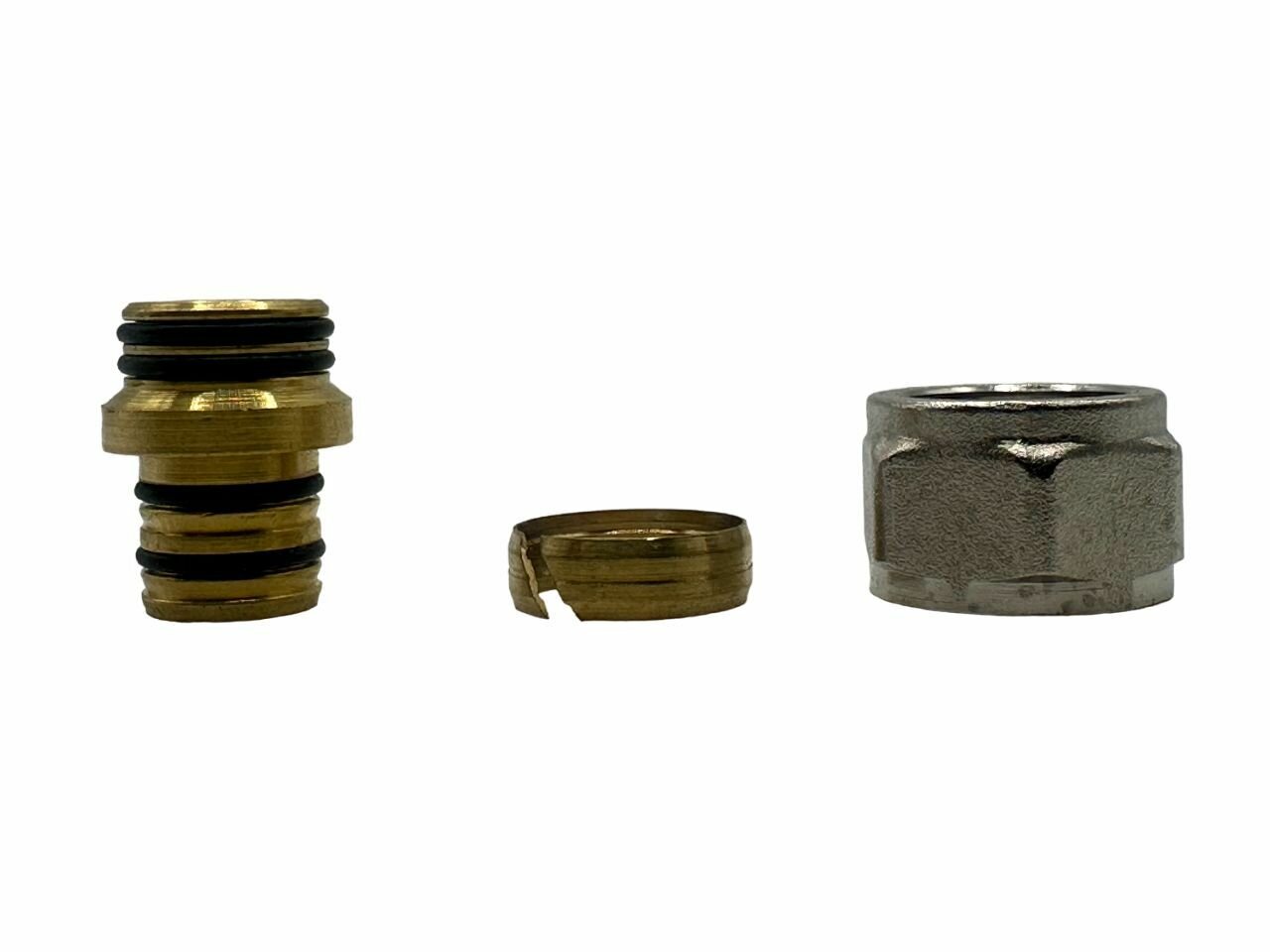 Адаптер для металлопластиковых и PEX труб, ICMA, арт. 100, 16 х 2.0 х М24х1.5