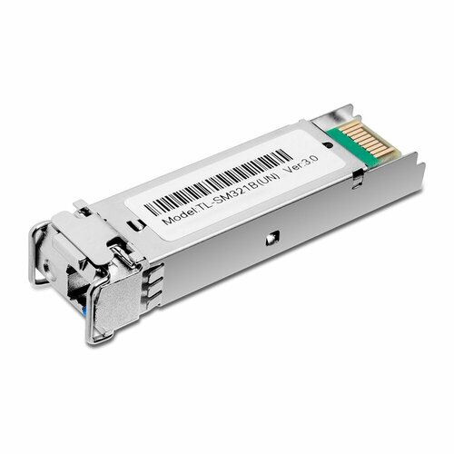 TP-Link SM321B WDM SFP-трансивер, 1000Base-BX (Simplex LC), Tx: 1310нм, Rx: 1550нм, одномод, до 20км sfp трансивер tp link tl sm321b