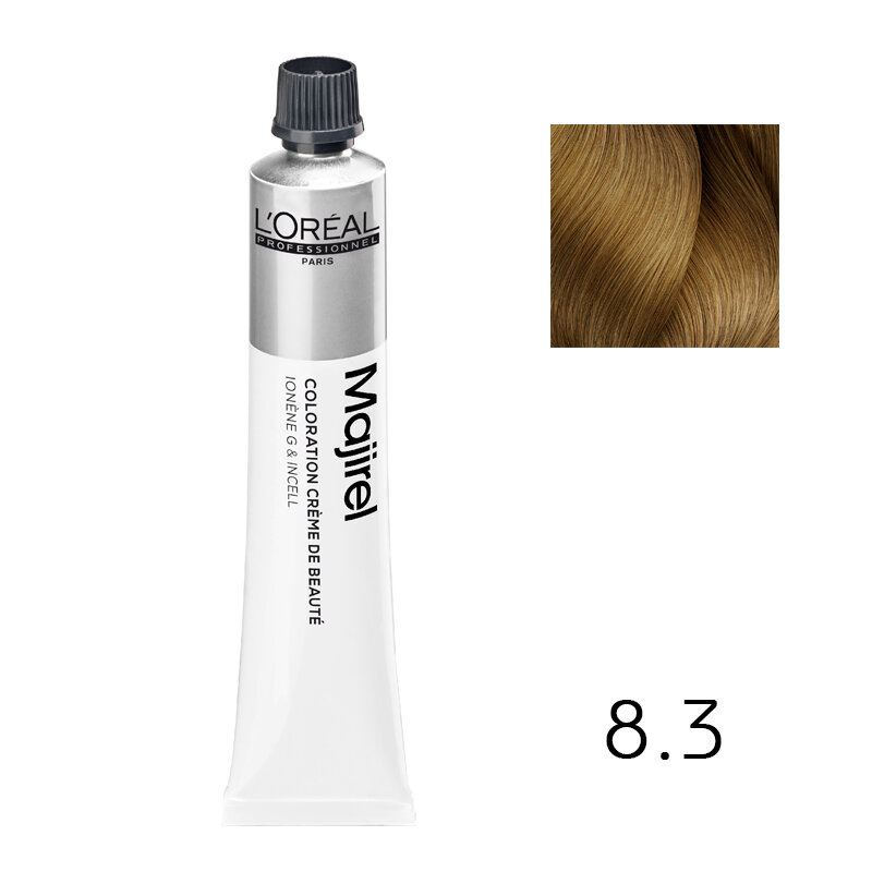 Краска для волос Majirel 8.3 50 мл L'Oreal Professionnel Majirel EU Absolu HT/RC 8.3 14B VE90 50 мл