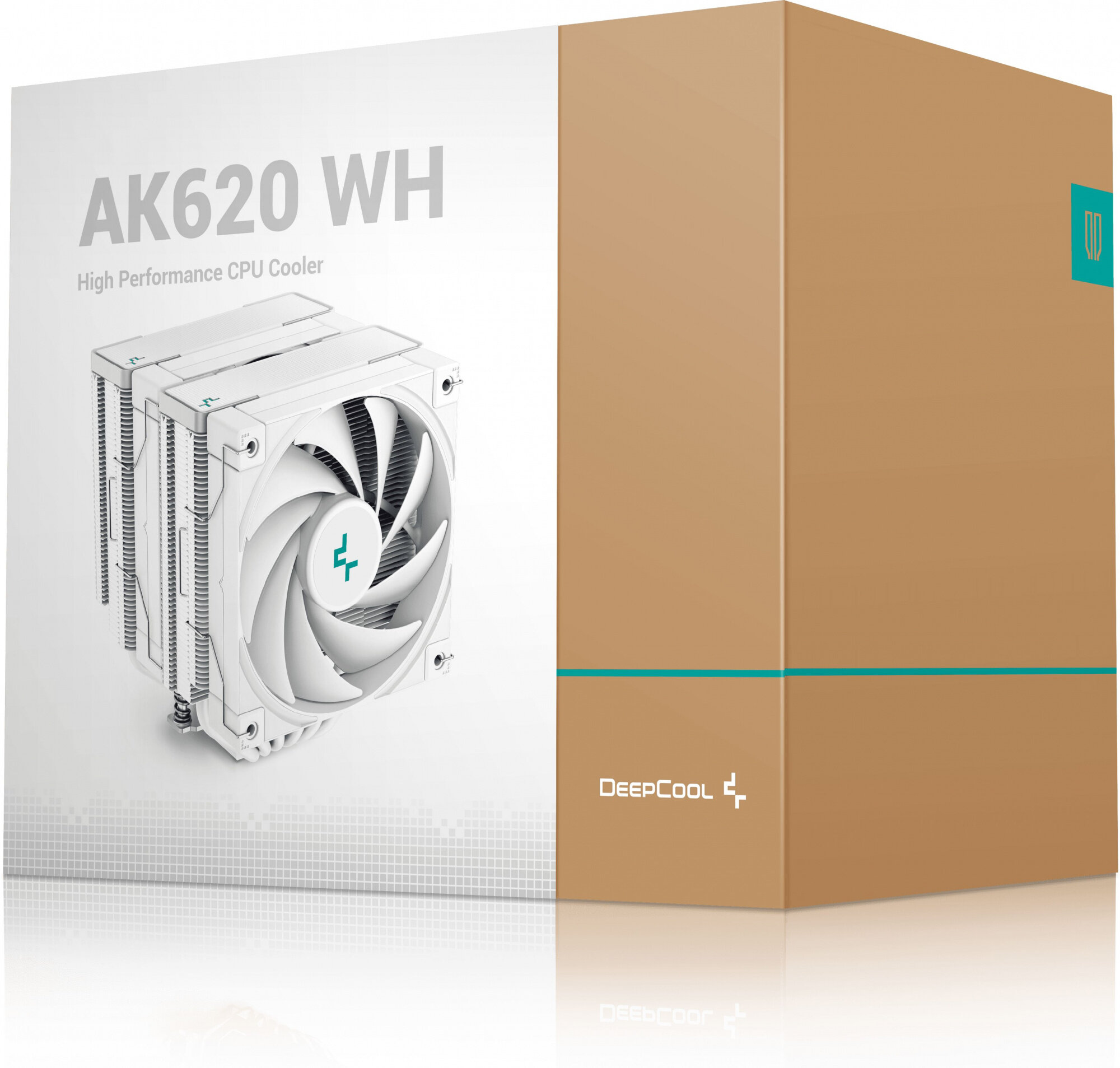 Кулер для процессора DEEPCOOL AK620 WH LGA20XX/1700/1200/115X/AM5/AM4 (8шт/кор, TDP 260W, PWM, DUAL Fan 120mm, 6 тепл. трубок, белый) RET (AK620 WH) - фото №18